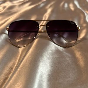Quay High Key Large sunglasses Gradient Black to white